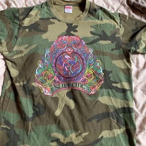 Supreme Camo knot tee